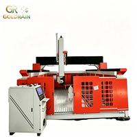 Máquina de Grabado CNC Automática de 5 Ejes para Madera y Espuma EPS, Router CNC para Esculturas 3D con Control Syntec/DSP, un Solo Husillo, Certificación CE