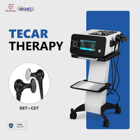 Máquina de Terapia Física de Diatermia Capacitiva y Resistiva, Alivio del Dolor, Tecarterapia 448khz, Equipo Tecar