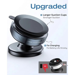 Support de téléphone à ventouse, support magnétique pour <span class=keywords><strong>voiture</strong></span>, support de téléphone à ventouse réglable à 360° pour salle de sport/miroir/surface lisse - Product Image 2