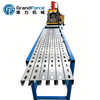 Machine de formage à froid automatique à grande vitesse pour profilés en C de panneaux solaires photovoltaïques avec contrôle PLC pour projets de fermes solaires