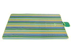 Grass Green Stripe Big Picnic <b>Blankets</b> <b>Beach</b> <b>Blanket</b> Outdoor Camping <b>Blanket</b> Rug Easily Foldable Picnic Mat - Product Image 2