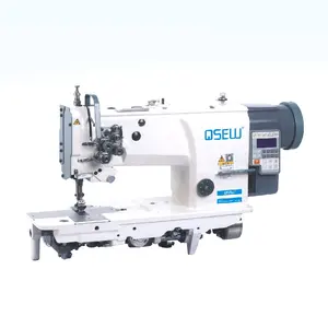 QS-4420E çift iğne üç senkronizasyon yürüyüş ayak büyük kanca otomatik trimmer endüstriyel DİKİŞ MAKİNESİ