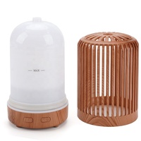 Diffuseur d'aromathérapie ultrasonique portable en plastique écologique USB OEM, humidificateur avec éclairage LED, grande capacité, coffret cadeau, usage domestique