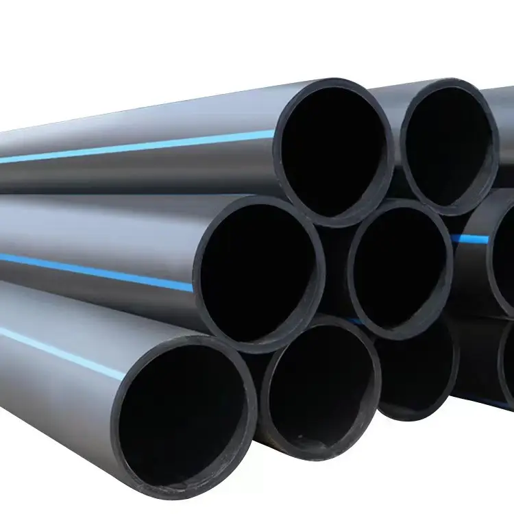 2024 new products PE water Poly pipes 250mm Corrosion Resistant HDPE pipe for water supply