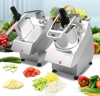 Commerciële groentesnijmachine, voor het snijden en raspen van aardappelen en fruit, geschikt voor kantines, hotels en commerciële keukens