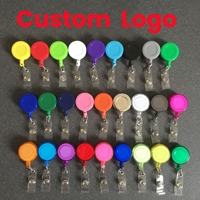 Accessoires pour infirmières : Porte-clés rétractable, clip pour badge, porte-carte d'identité pour enseignant, enrouleurs personnalisés avec logo sérigraphié en plastique