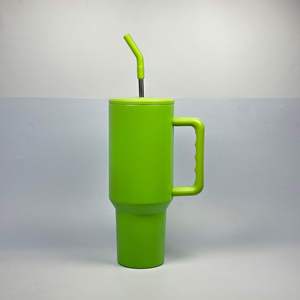 40oz H3.0 <b>Handle</b> <b>Travel</b> Car Tumbler Stainless Vacuum <b>Mug</b> Lid Straw Non-Slip ODM Custom Brand - Product Image 6