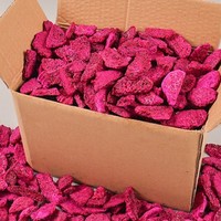 100% Biologische Gefreeze-droogde Drakenvruchtchips Zoet Suiker-Vrij Bulkverpakking Gezonde Snacks Bakdesserts Natuurlijk Geconserveerd