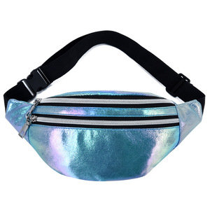 <span class=keywords><strong>Sac</strong></span> <span class=keywords><strong>banane</strong></span> coloré à double fermeture éclair pour filles, <span class=keywords><strong>sac</strong></span> de taille imperméable, <span class=keywords><strong>sac</strong></span> <span class=keywords><strong>banane</strong></span> holographique laser pour femmes - Product Image 4