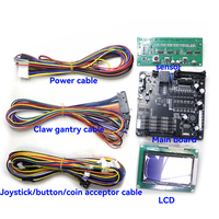 Réservoirs homme bricolage Mini griffe plateau de jeu Arcade prix Grabber Kit de distributeur automatique ensemble complet avec pièce accepteur partie poupée Machine