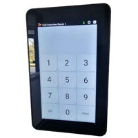 Kiosque de commande automatique avec tablette Android 5 pouces, contrôleur intelligent PoE avec WiFi/Ethernet/BT RS232 RS485 NFC, écran tactile mural