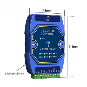 Adaptador de Comunicación ODM E810-U41C CH344Q, Convertidor USB a Serial de Grado Industrial, Módulo Inalámbrico USB a RS485 - Product Image 2