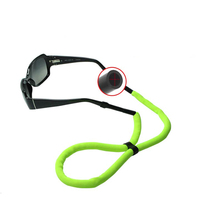 Sangle de lunettes à flotteur réglable, prix d'usine, support de cou, cordon de retenue de lunettes, natation, Surf, lunettes flottantes, sangle de corde