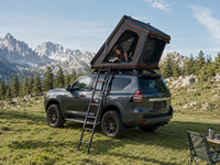 Tentes de toit en aluminium à coque rigide, ouverture latérale, imperméables, toutes saisons, pour SUV, camion, camping