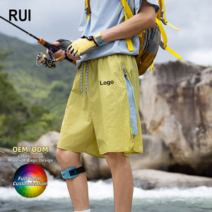 กางเกงขาสั้นเดินป่า RUIQUWIN รุ่นใหม่สำหรับฤดูร้อน ผ้าบาง ซิปหน้า กันน้ำ กันลม แห้งเร็ว ระบายอากาศ ป้องกันแสงแดด เหมาะสำหรับชายหาดและกิจกรรมกลางแจ้ง - Product Image 1