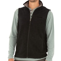 Blouson Bomber Sportif Écologique Sans Manches de Haute Qualité pour la Vente en Gros, Vêtement de Sport Entièrement Zippé à Col Montant en Tissu Peigné avec Fermeture Éclair Printanière