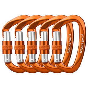 Mosquetón <span class=keywords><strong>de</strong></span> aluminio en forma <span class=keywords><strong>de</strong></span> D para escalada <span class=keywords><strong>de</strong></span> industria pesada Hebilla <span class=keywords><strong>de</strong></span> <span class=keywords><strong>seguridad</strong></span> <span class=keywords><strong>de</strong></span> gran altitud para rescate <span class=keywords><strong>de</strong></span> incendios - Product Image 1