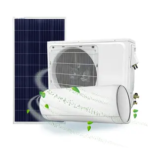 最佳价格18000btu 2hp/1.5吨空调太阳能离网/并网太阳能墙壁分体式家用空调