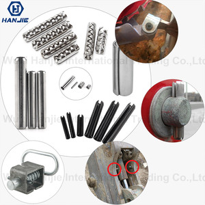 Spring Dowel Pin High Quality Stainless Steel Slotted Cylindrical Hollow Spring Knurled Dowel Pin