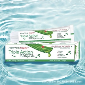 <span class=keywords><strong>Dentifrice</strong></span> en pâte cristalline sans fluorure, version anglaise, 100g, pour enfants, à l'<span class=keywords><strong>aloe</strong></span> <span class=keywords><strong>vera</strong></span>, pour une haleine fraîche, vente en gros usine - Product Image 2