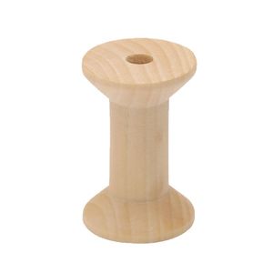 Bobinas <span class=keywords><strong>de</strong></span> Madera Natural Personalizadas para Costura, Técnica Pulida para la Gestión <span class=keywords><strong>de</strong></span> Hilos y Alambres - Product Image 6