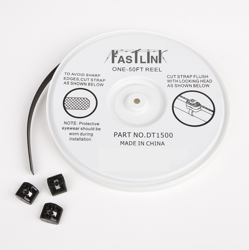 Cable Tie Strapping Cable Straps Locking Heads For Acetal Polymer Strapping on Reel