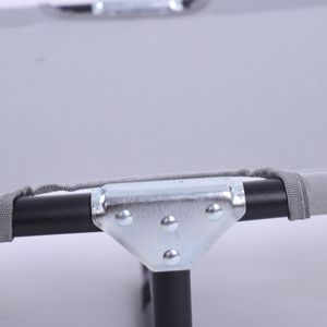 Lit <span class=keywords><strong>de</strong></span> camp <span class=keywords><strong>pliant</strong></span> portable pour camping et plage avec trous pour les bras en position ventrale - Mobilier d'extérieur léger avec auvent - Chaise longue <span class=keywords><strong>pas</strong></span> chère - Product Image 5