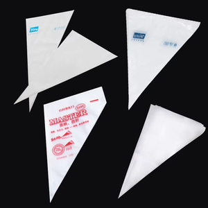 Disposable Side Gusset Cake Decorating Piping <b>Bags</b> Plastic Custom Printed Logo Heat Seal PE Cake Decorating Supplies - Product Image 1
