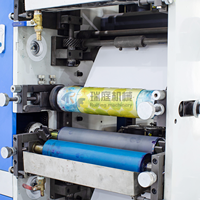Machine d'impression flexographique automatique à haute vitesse pour sacs en papier