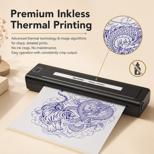 Xprinter K82 Nouveau Design 2026 <span class=keywords><strong>Machine</strong></span> de Transfert de Pochoirs de Tatouage A4 Certifiée CE FCC pour Studios de Tatouage - Product Image 4