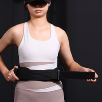 Ceinture de musculation réglable en néoprène avec logo personnalisé, soutien lombaire rembourré et compression pour le dos