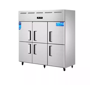 Refrigerador Comercial de Seis Puertas con Doble Temperatura, Gran Capacidad, Congelador de Cocina y Gabinete para Conservación de Alimentos, Diseño de 6 Puertas - Product Image 5