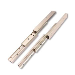 Rieles deslizantes de alta resistencia para ventanales, extensión telescópica para encimera de escritorio, herrajes de guía - Product Image 3