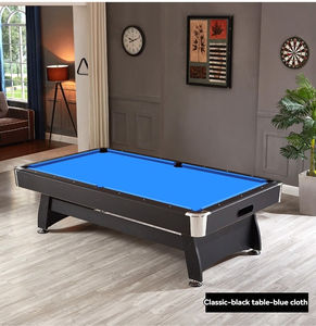 <span class=keywords><strong>Mesa</strong></span> <span class=keywords><strong>de</strong></span> <span class=keywords><strong>Billar</strong></span> BC-13 Estándar Americana <span class=keywords><strong>de</strong></span> Madera Maciza Negra, <span class=keywords><strong>Mesa</strong></span> <span class=keywords><strong>de</strong></span> <span class=keywords><strong>Billar</strong></span> Comercial Profesional <span class=keywords><strong>Convertible</strong></span> 3 en 1 para Interiores - Product Image 2