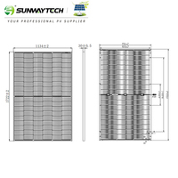 Paneles solares de alta eficiencia 440W 450W stock de Europa paneles solares negros completos de 440W