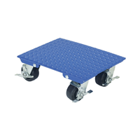 Chariot à plaques en acier bleu avec une capacité de 1 200 lb. Chariot à plaques d'acier industrielles