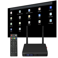 Boîtier TV Android 8K OEM d'usine Amlogic S928X-K Octa Core 8 Go RAM 128 Go Double Wi-Fi Android 14 Affichage Numérique