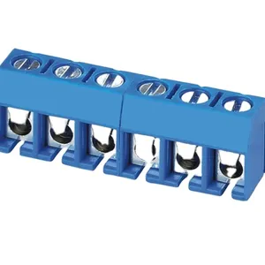 XY301VA-5.0 XY301VB-5.08 pcb screw terminal block connector 5.0mm 5.08mm blue good quality with UL VDE DG301 WJ301 KF301 phoenix