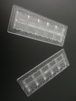10-Chamber Urine Sediment Cytology Counting Slides with Cubic Grid for Microscopic Analysis, 100 Slides/Pack