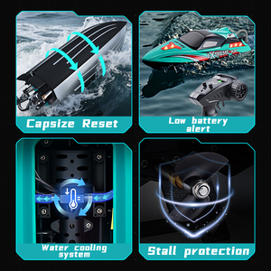 Usine 55 km/h radio RC télécommandé veilleuses jouets <span class=keywords><strong>petit</strong></span> yacht <span class=keywords><strong>prix</strong></span> bateau de luxe yachts à vendre - Product Image 6