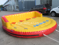 Tricon TR006 OEM Custom Sea Ski Jet PVC Inflatable Flying Towable Tube 3-Person Lounge Chair for Boating Speed Boat Water Sports