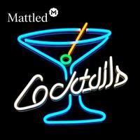 Letrero de Neón RGB Personalizado para Bar, Pub, Club, con Control Remoto, Cambio de Color y Regulable, Diseño Gratuito para Cócteles, Salón, Fiestas, Bar en Casa