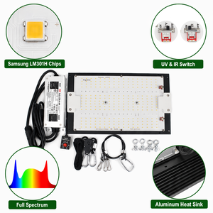 Figolite QB Luz de Cultivo 120W 240W Espectro Completo Regulable con Chip Samsung LM301H Interruptor UV IR - Product Image 3