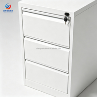 Armoire de classement verticale à tiroirs réglables, meuble de rangement de documents de bureau polyvalent en métal