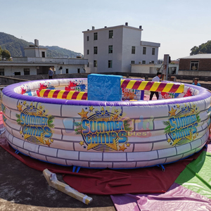 Outdoor carnival party interactive sports melting down <b>games</b> <b>inflatable</b> wipe out challenge - Product Image 6