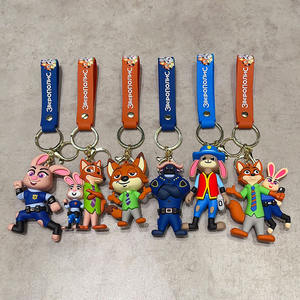 Çizgi Film Zootopia 2 Plastik Anahtarlık Judy Nick Lightning 31cm-50cm Çanta Süsü Arcade Promosyon Hediyesi Toptan - Product Image 2
