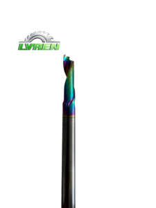 Hochwertiger 4-mm-Einflöten-<span class=keywords><strong>CNC</strong></span>-Fräser mit anpassbarem ODM/OEM-Aluminium-Metalls ch neiden DLC-Fräser mit bunter Beschichtung - Product Image 3