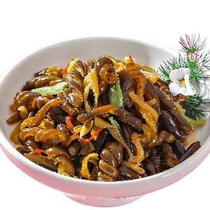 Tiras de Cochayuyo Instantáneas Congeladas, Exquisitamente Marinadas y Sazonadas, Listas para Comer, Veganas, para Menú Bistro, Conformes con HACCP, Venta al Por Mayor - Product Image 1