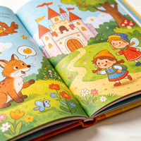 Publicación de Libros Infantiles Impresos Personalizados de Tapa Dura, Libros de Cartón, Libros Pop-Up y Libros de Cartón en Inglés para Bebés