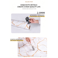 Autocollants muraux en papier de soie imitation brique, résistants à la chaleur, imperméables, résistants à l'humidité, contemporains, autocollants pour salon, salle à manger